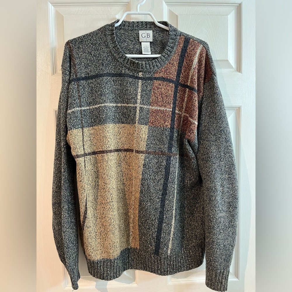 GEOFFREY BEENE Vintage men's sweater 100% cotton. Size L